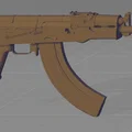 AKS 74U Pink Perforator – AK47 cosplay/decoration (REMIX) - Thumbnail 2
