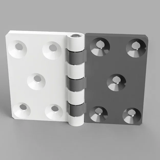 Bản lề ổn định – Stable Hinge (in dựng upright) dễ in - Image 1