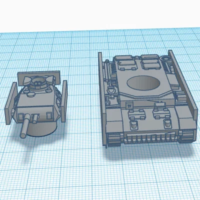 Mô hình xe tăng Panzer III tỉ lệ 1/100 với giáp hông gia cố