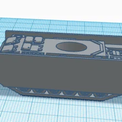 Mô hình xe tăng Panzer III tỉ lệ 1/100 với giáp hông gia cố