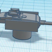 Mô hình xe tăng Panzer III tỉ lệ 1/100 với giáp hông gia cố