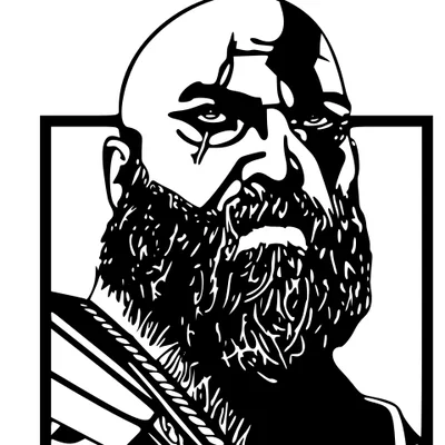 Mô hình treo tường Kratos God of War trang trí cực đẹp