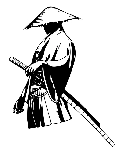 Mẫu tranh treo tường Samurai 3D nghệ thuật cực chất - Image 1