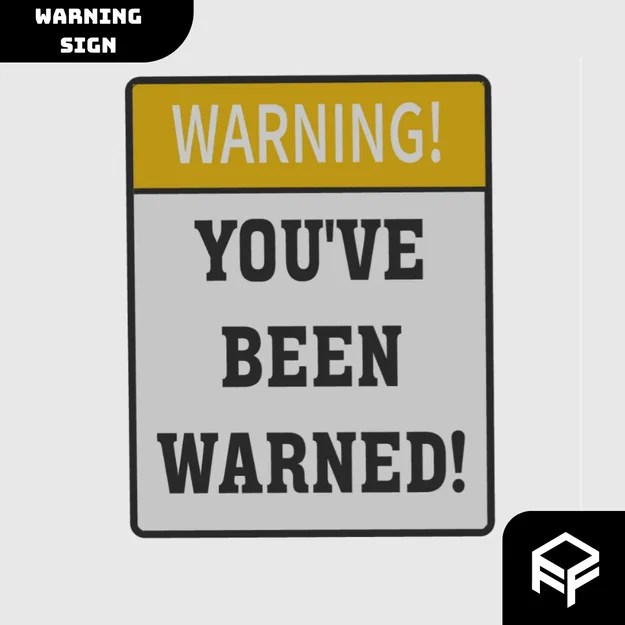 Biển cảnh báo vui nhộn (Warning Sign) độc đáo cho bàn làm việc - Image 1