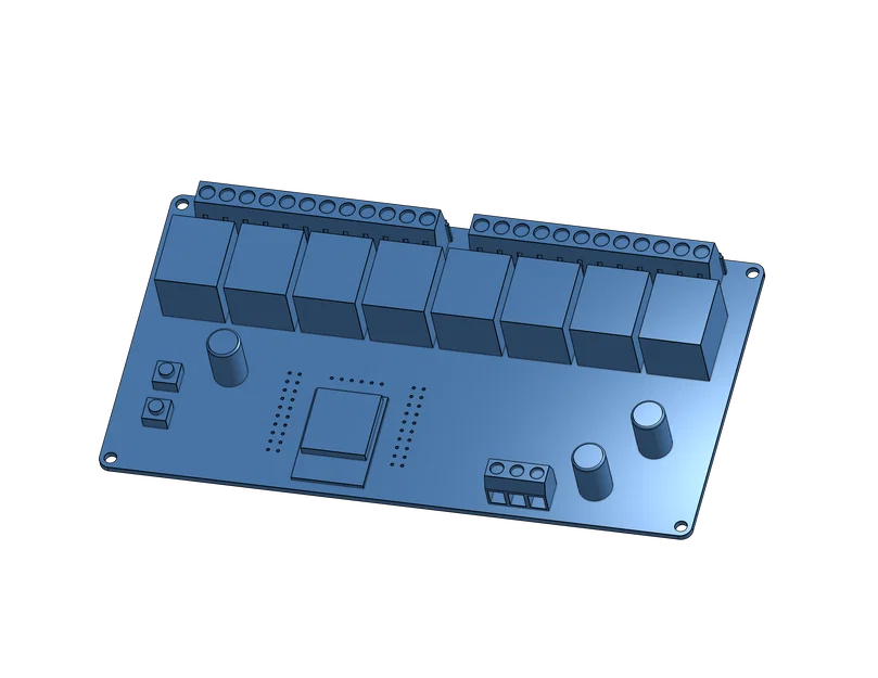 Board ESP32 Relay X8 (File CAD) - Image 1