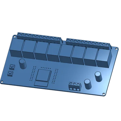 Board ESP32 Relay X8 (File CAD)
