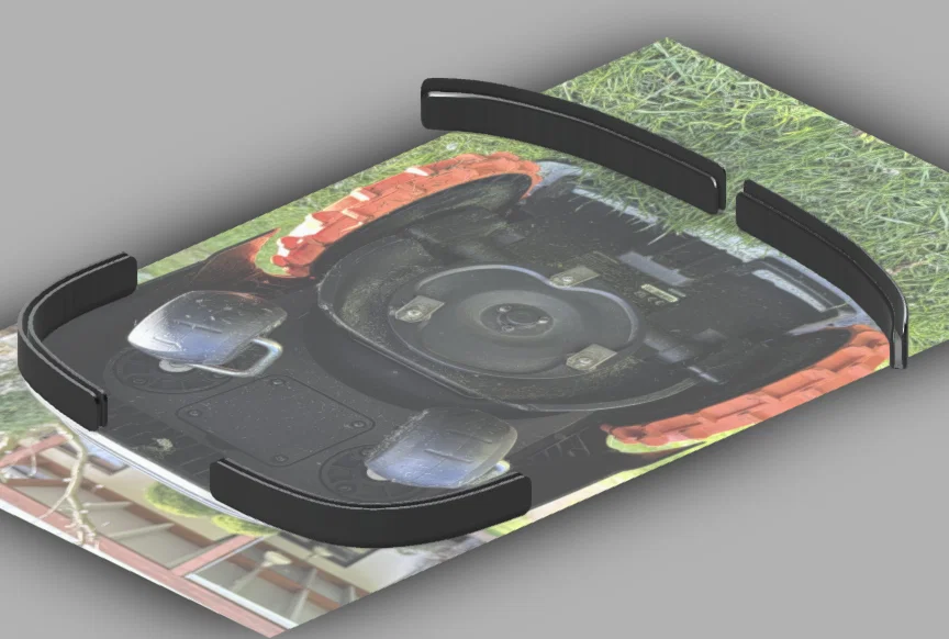 Bộ bảo vệ cản trước (Bumper) cho robot cắt cỏ Segway Navimow i105e/i108e - Image 5