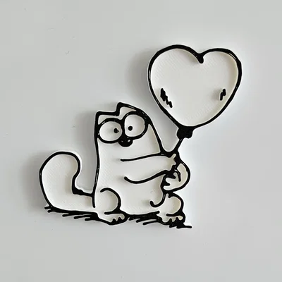 Mô hình nam châm Simon's Cat 3D cực đáng yêu cho tủ lạnh