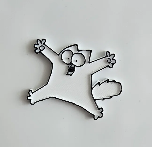 Mẫu in 3D nam châm Simon’s Cat trang trí tủ lạnh siêu dễ thương - Image 1