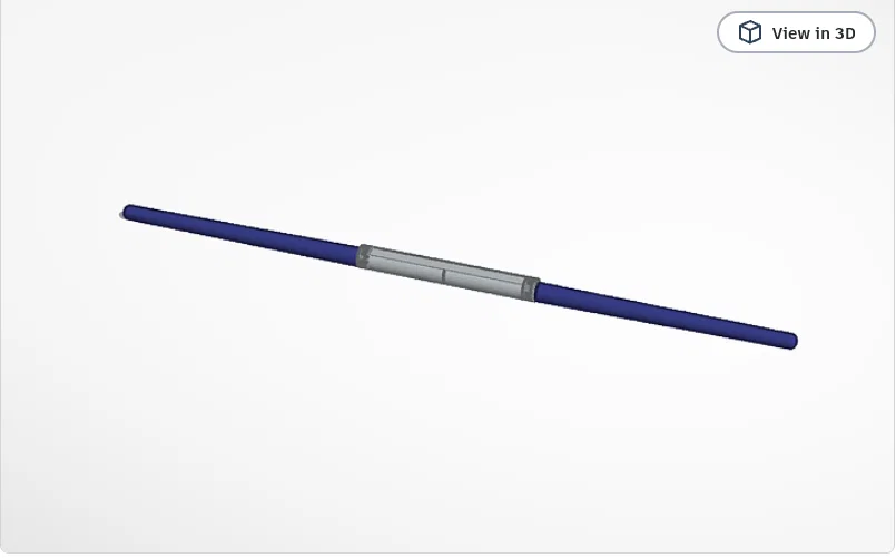 Kiếm Ánh Sáng Kép Cho Dummy 13 - Mô Hình Vũ Khí Star Wars - Image 1