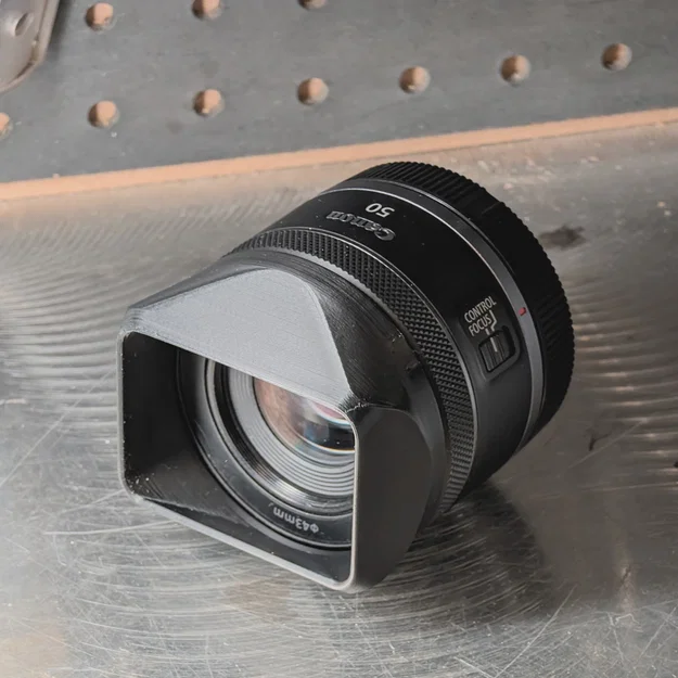 Lens hood gọn cho Canon RF 50mm F1.8 (Compact Lens Hood) - Image 2