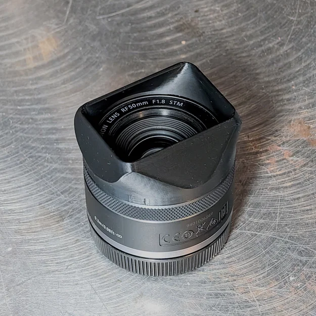 Lens hood gọn cho Canon RF 50mm F1.8 (Compact Lens Hood) - Image 4