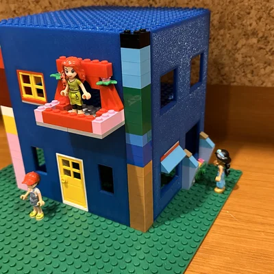 Tường nhà tương thích Lego (Lego compatible house wall)