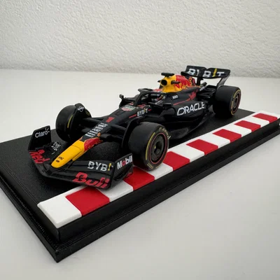 Đế trưng bày xe mô hình F1 tỉ lệ 1:43 - Phụ kiện in 3D độc đáo