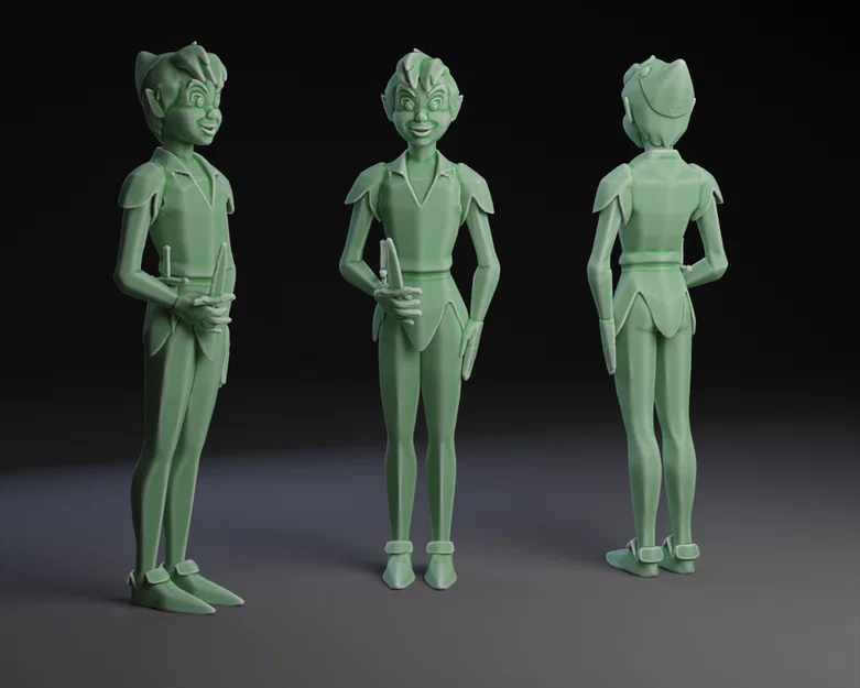 Mô hình 3D Peter Pan – Chàng trai không bao giờ lớn đầy tinh nghịch - Image 1
