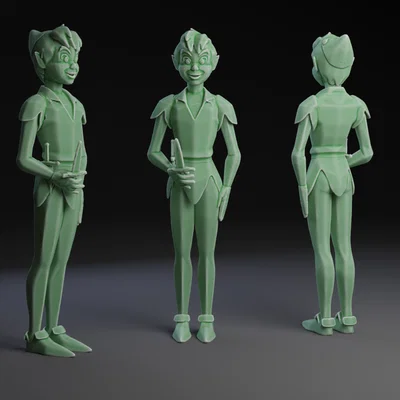 Mô hình 3D Peter Pan – Chàng trai không bao giờ lớn đầy tinh nghịch
