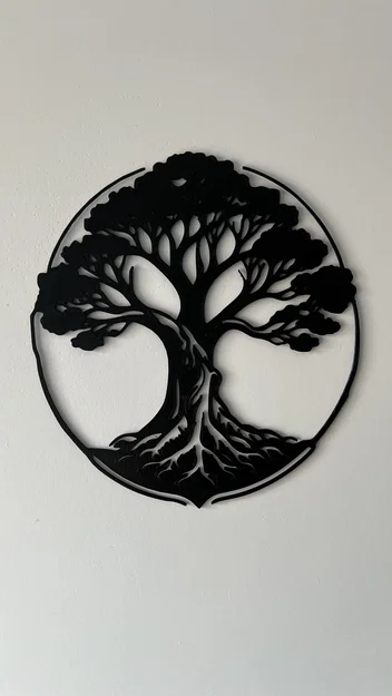 Mẫu in 3D Tranh treo tường Cây Sự Sống tinh tế (Tree Of Life) - Image 1