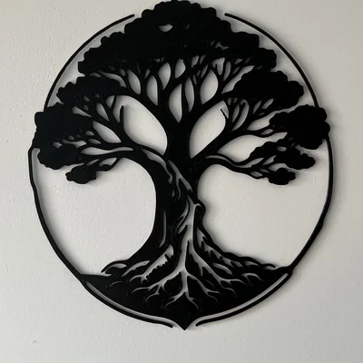 Mẫu in 3D Tranh treo tường Cây Sự Sống tinh tế (Tree Of Life)