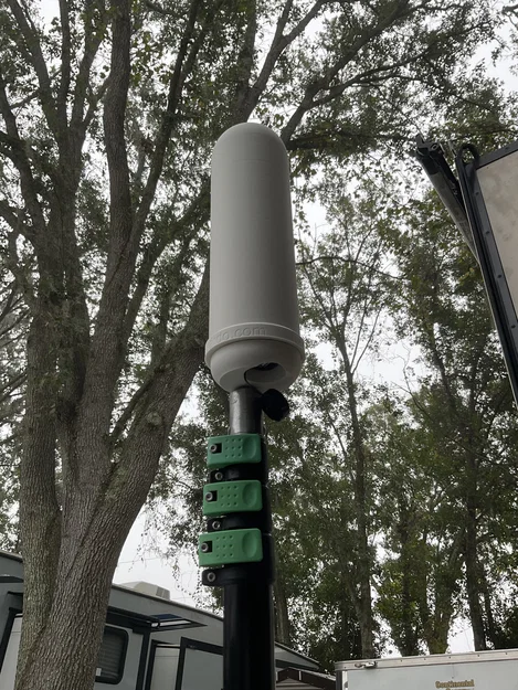 Vòm che/Radome ngoài trời gắn sào sơn cho RTL-SDR - Image 1