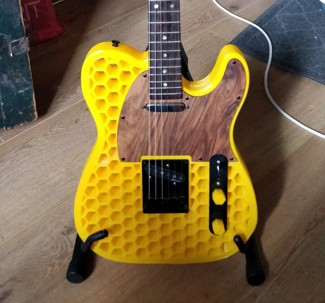 Guitar Telecaster lỗ lục giác (in 3D, 5 phần) - Image 1