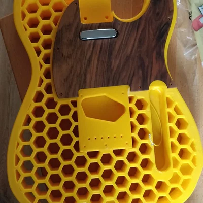 Guitar Telecaster lỗ lục giác (in 3D, 5 phần)