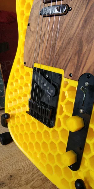 Guitar Telecaster lỗ lục giác (in 3D, 5 phần) - Image 5