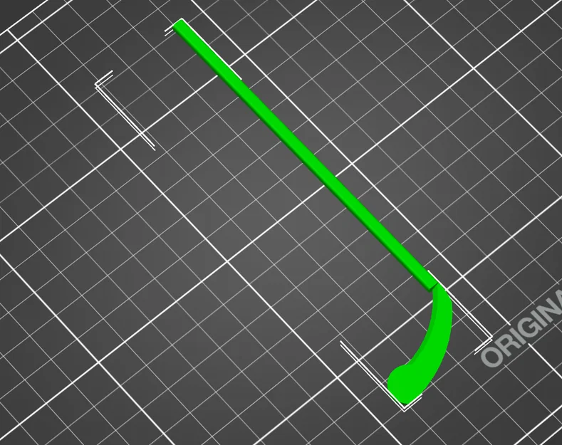 Mô hình gậy khúc côn cầu (Hokejka) mini in 3D tinh xảo - Image 3