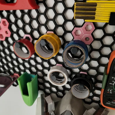 Móc treo băng keo điện dạng Honeycomb