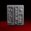Ốp công tắc điện phong cách Star Wars Data Panel trang trí - Thumbnail 1