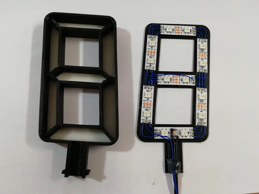 Đồng hồ LED 7 đoạn (ESP8266 + WS2812b) thông minh - Image 5