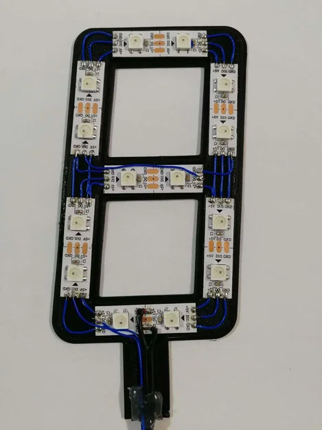 Đồng hồ LED 7 đoạn (ESP8266 + WS2812b) thông minh - Image 14