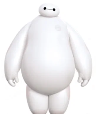 Mô hình Baymax Big Hero 6 in 3D cực đáng yêu để bàn - Image 1