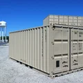 Mô hình Container 20ft tỉ lệ 1/24 - File in 3D lắp ghép chi tiết - Thumbnail 2