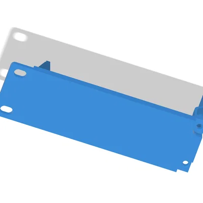 Panel trống gắn rack (in được với máy in nhỏ)