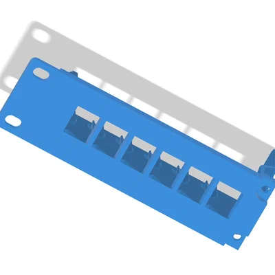 Patch Panel gắn Rack (Nhỏ gọn, hợp máy in nhỏ)