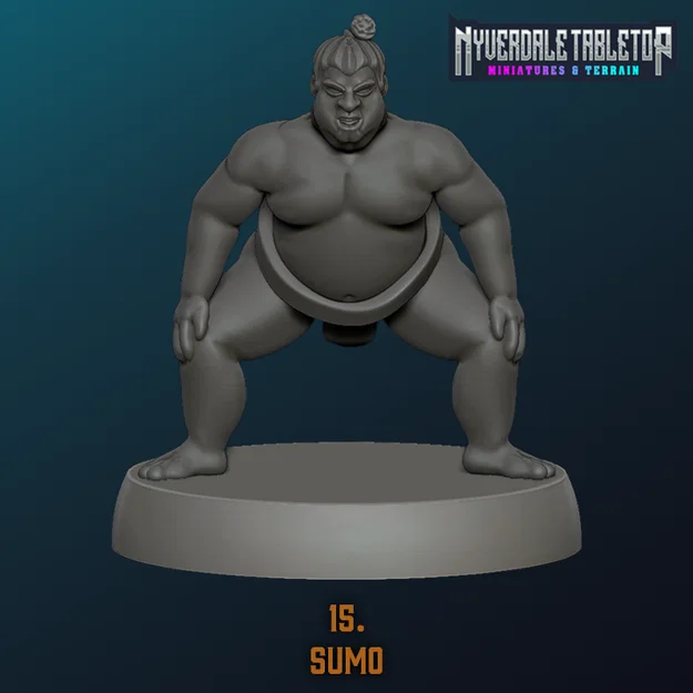 Sumo Wrestler (Đô vật Sumo) – Miniature 28mm/32mm - Image 1