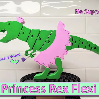 Princess Rex Flexi Dino – Khủng long T-Rex công chúa uốn dẻo