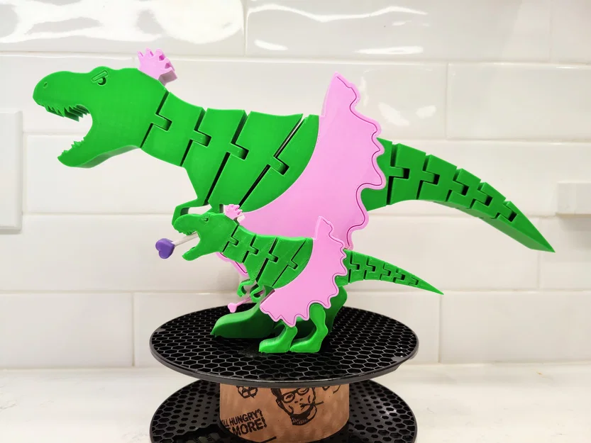 Princess Rex Flexi Dino – Khủng long T-Rex công chúa uốn dẻo - Image 2