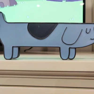 Bluey Hidden Long Dog