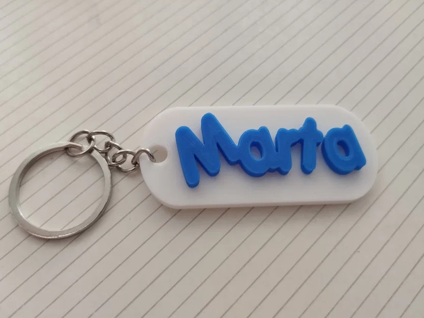 Móc khóa tên tùy chỉnh (Customizable Name Keychain) - Image 1