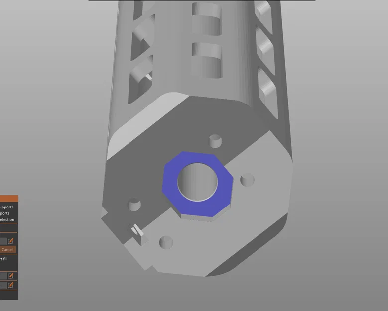 Handguard M-LOK modular 4 slot cho Mosquito Airsoft Kit Beta 2 (nòng 229mm) - Image 6