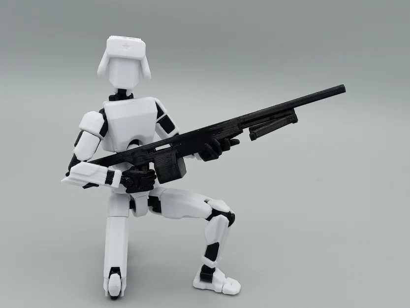 Súng máy Easy/Lucky/Dummy13 LMG (dễ in, không cần supports) - Image 1