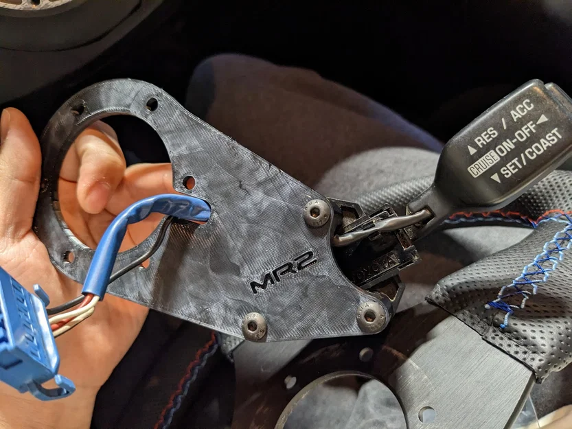 Toyota MR2 SW20 Works Bell Hub - Bracket/Adapter cho Cruise Control Stalk - Image 3