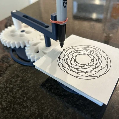 Máy Spirograph Bằng Bánh Răng!