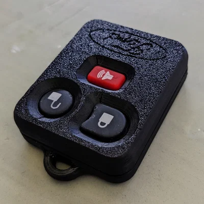 Vỏ thay thế Ford 3 Button Key Fob