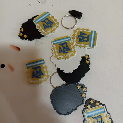 Móc khóa Argentina (LLAVERO ARGENTINA / ARGENTINA KEYCHAIN)