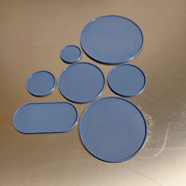Bộ đế miniatures wargaming có viền (Lipped bases) - Image 2