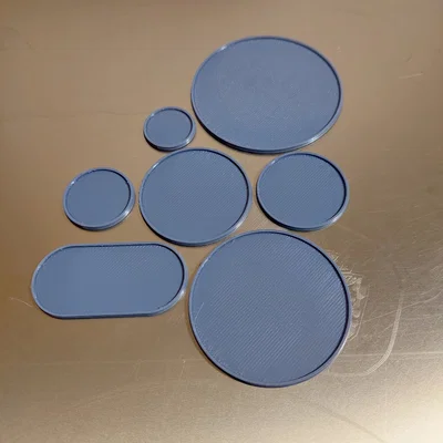 Bộ đế miniatures wargaming có viền (Lipped bases)