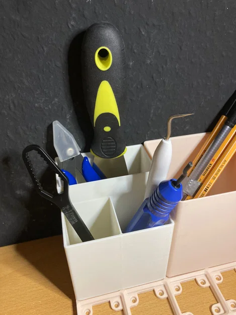 Khay Gridfinity đựng tweezers cao gấp đôi, forceps và pliers - Image 2