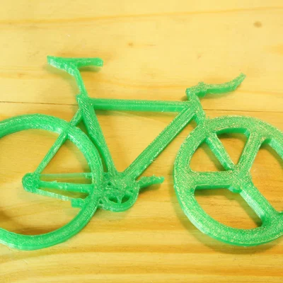 Móc khóa xe đạp Fixie - Phụ kiện 3D đẹp mắt cho người yêu xe